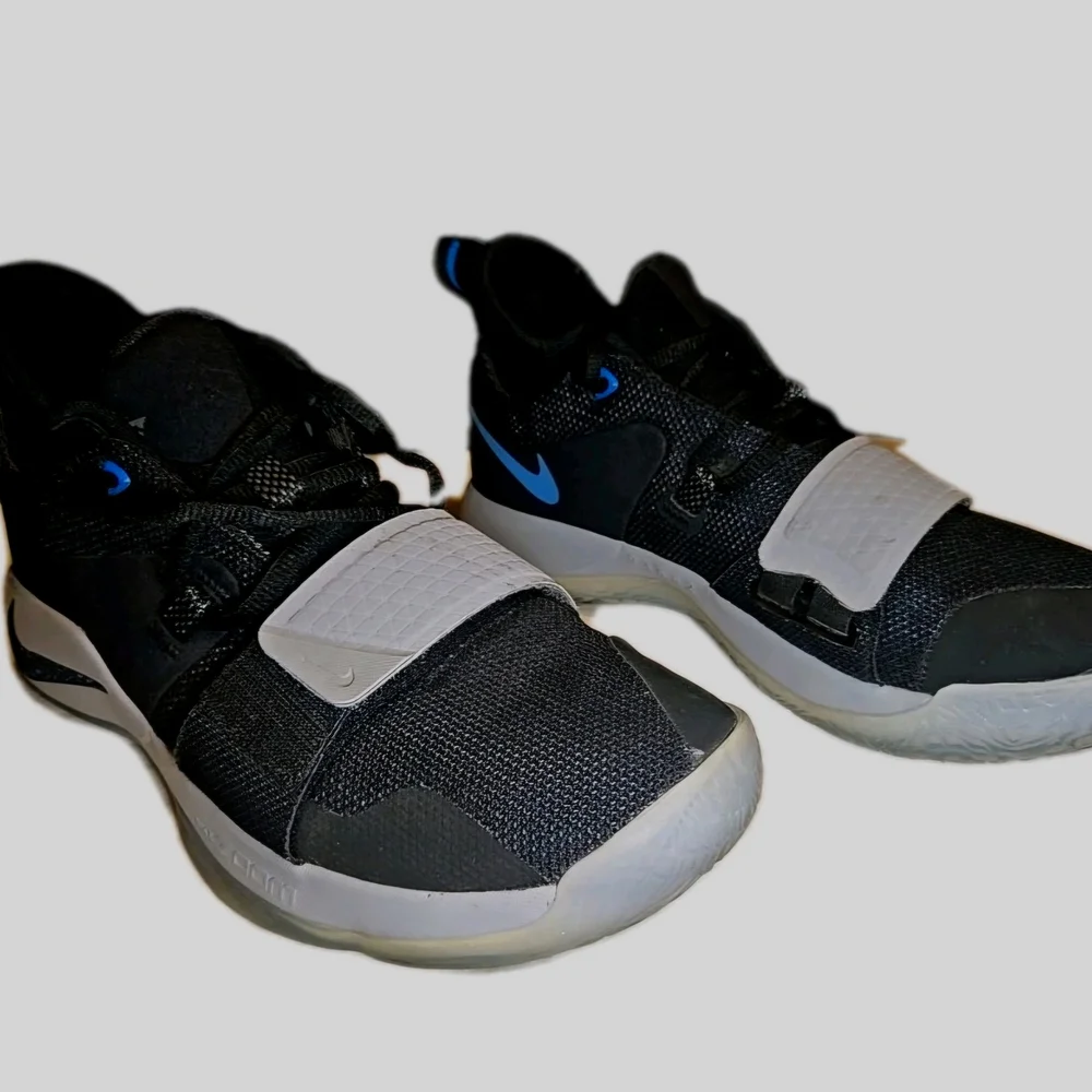 Nike PG 2.5 Photo Blue Black Gray Men's Basketball‎ shoes size 9.5 RARE